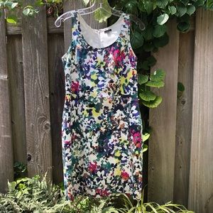 Summery Ann Taylor floral print dress